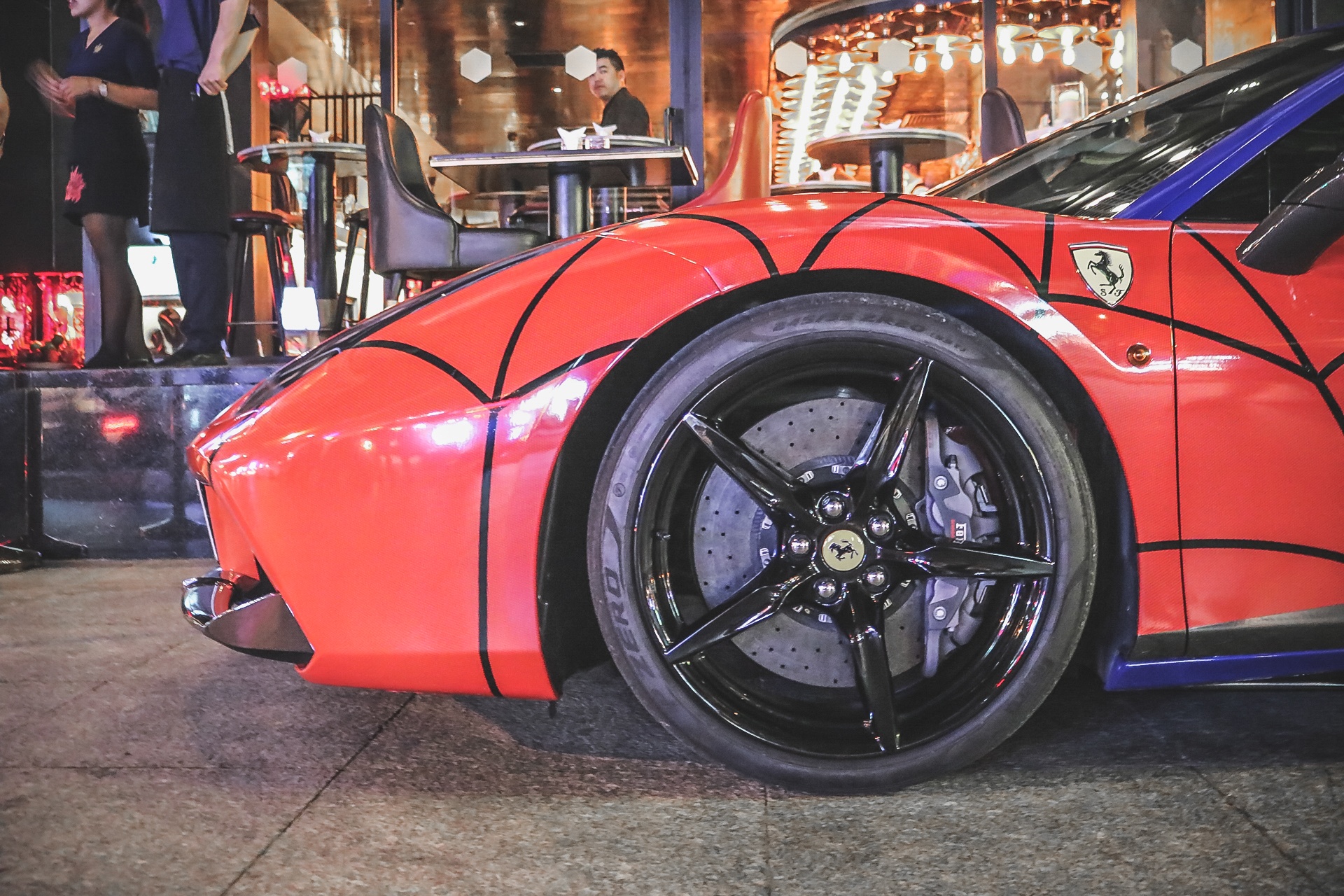Ferrari 488 GTB người nhện ảnh 5 Ferrari 488 GTB nguoi nhen anh 5
