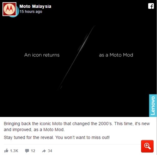 Motorola RAZR co the se duoc hoi sinh. anh 1