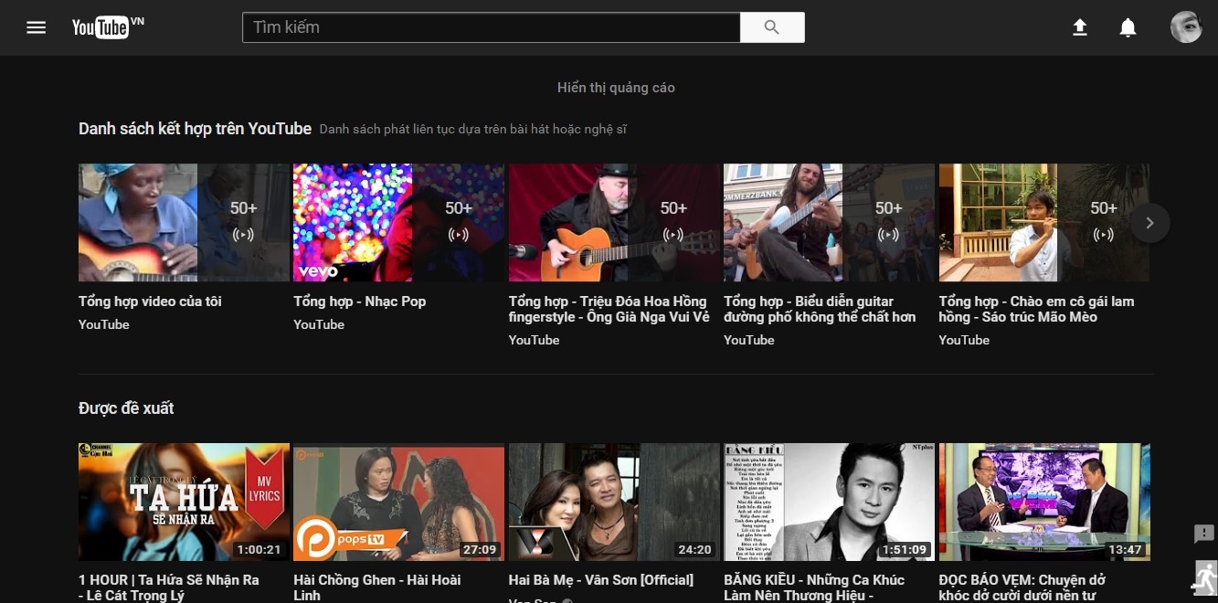 Cach bat che do Darkmode tren YouTube hinh anh