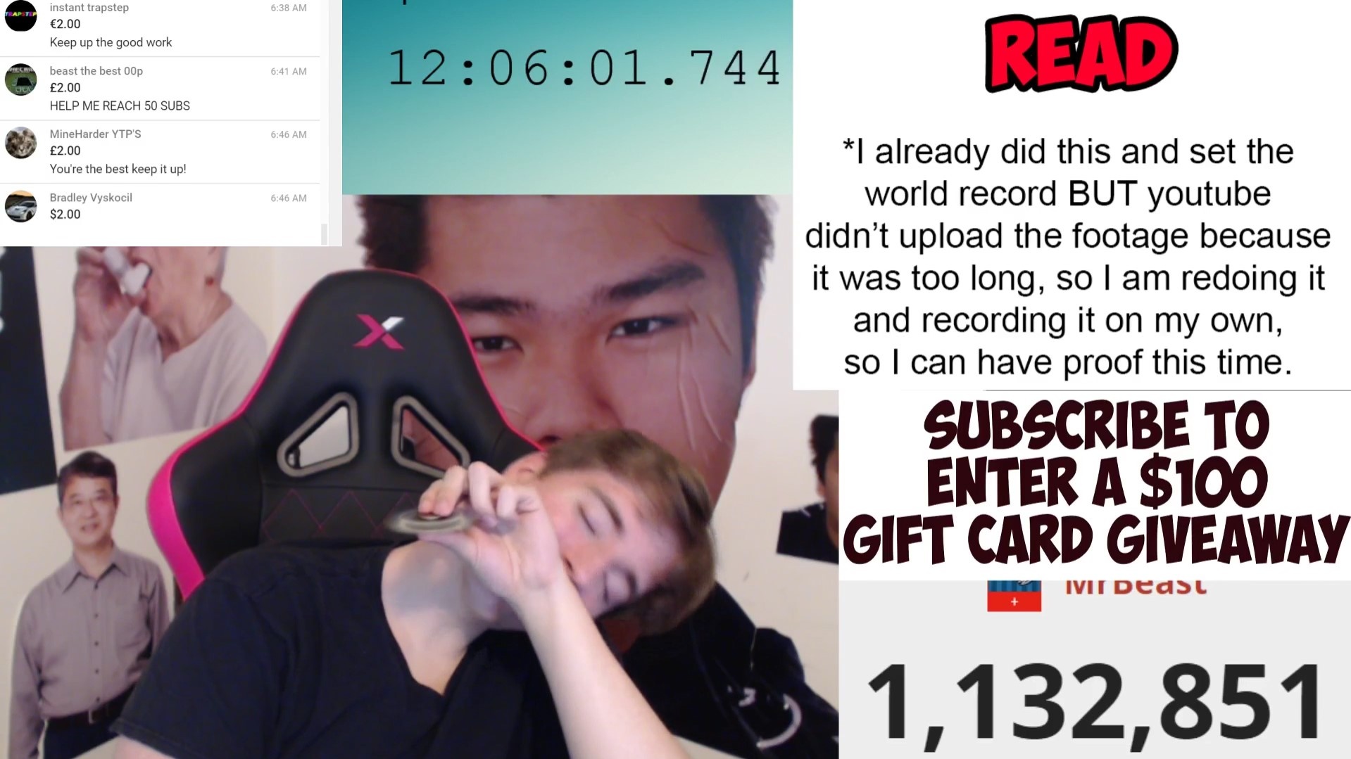 Fidget Spinner,  Mr.Beast,  24 gio lien tuc anh 2