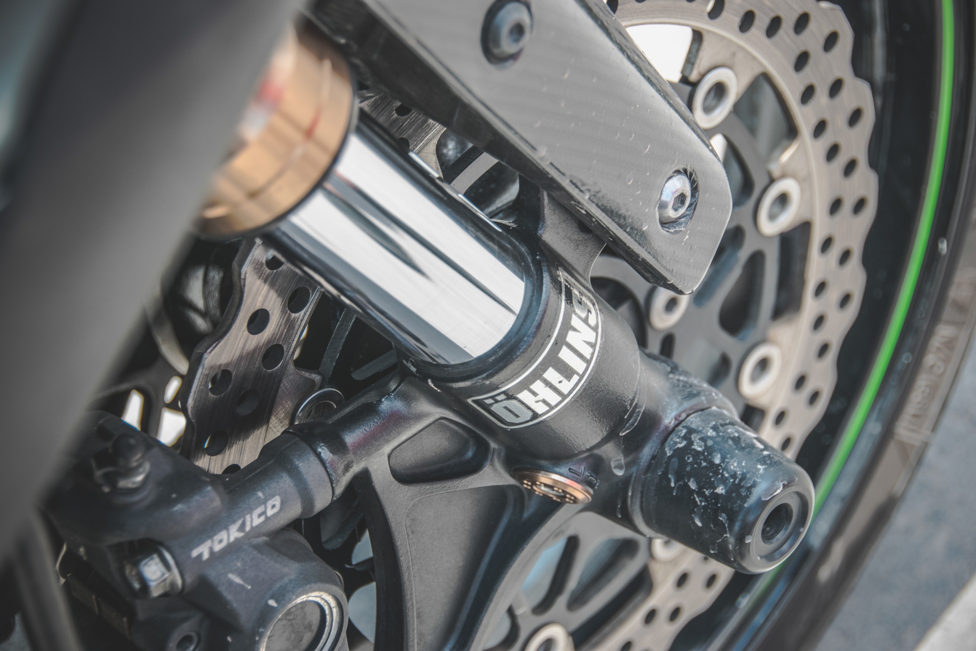 Kawasaki ZX-10R độ Captain America ảnh 6 Kawasaki ZX-10R do Captain America anh 6