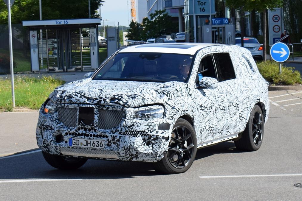 Hé lộ mẫu SUV cỡ lớn Mercedes GLS 2019 ảnh 1 He lo mau SUV co lon Mercedes GLS 2019 anh 1