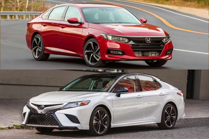 So sanh hai mau xe Camry va Accord 2018 hinh anh
