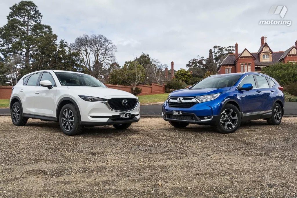 Honda CR-V và Mazda CX-5 2017 ảnh 1 Honda CR-V va Mazda CX-5 2017 anh 1