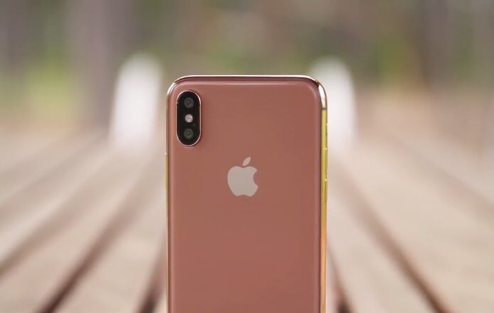 Apple bat dau san xuat iPhone X ban Gold anh 1