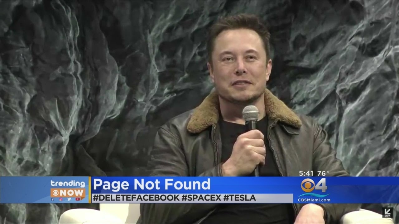 Elon Musk xoa tai khoan Facebook cua Tesla va SpaceX. hinh anh
