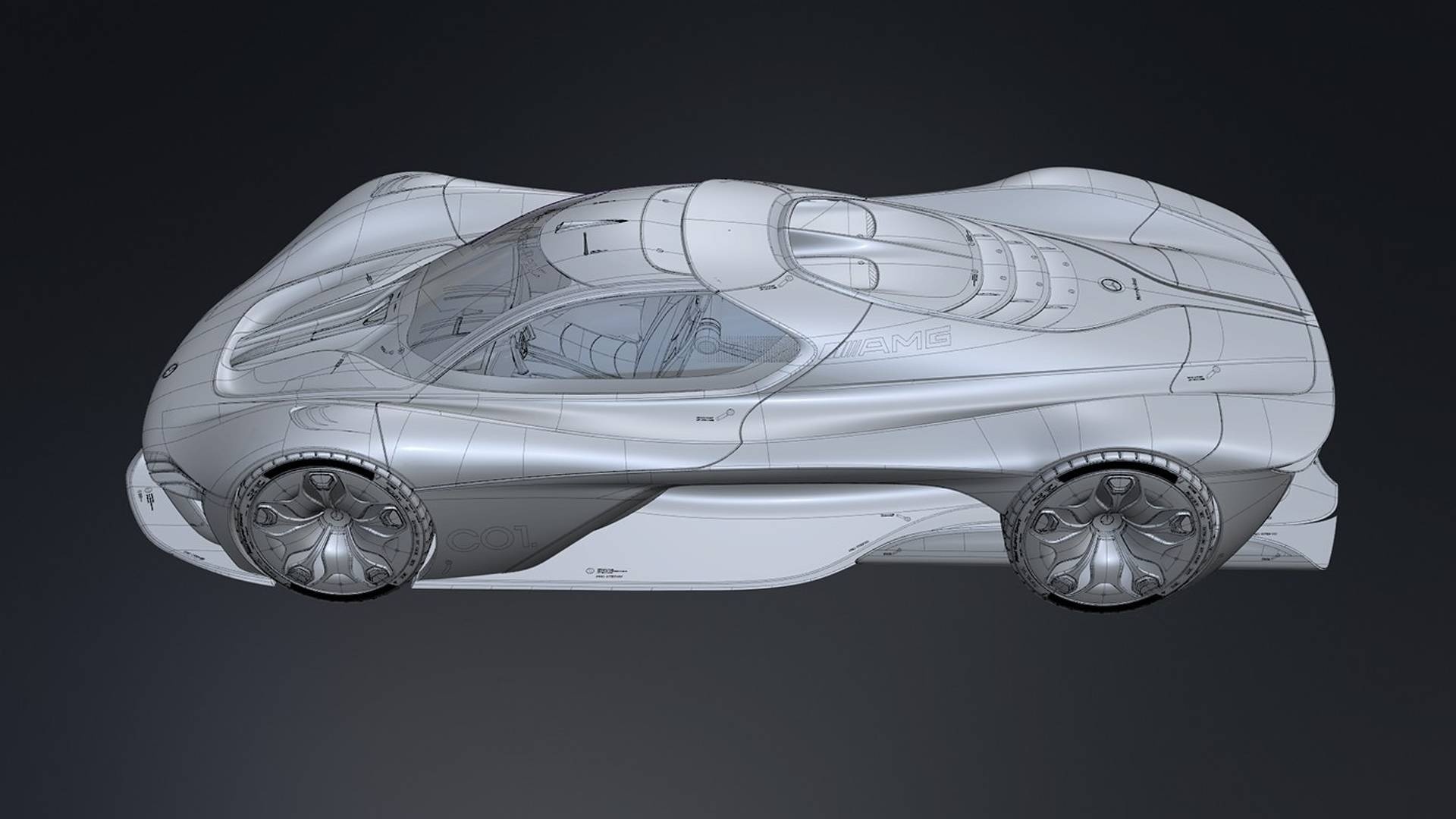 Sieu xe dien Mercedes C01 Vision anh 5