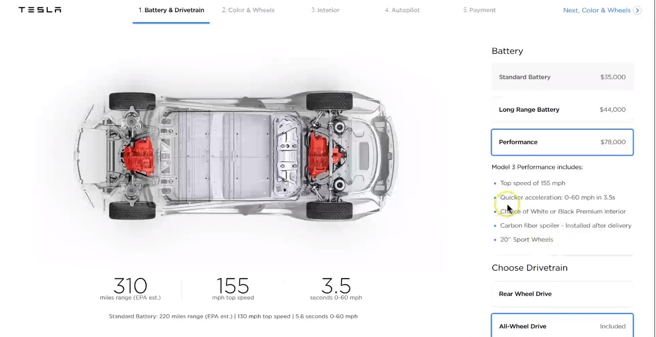 Gia xe dien Tesla Model 3 anh 1