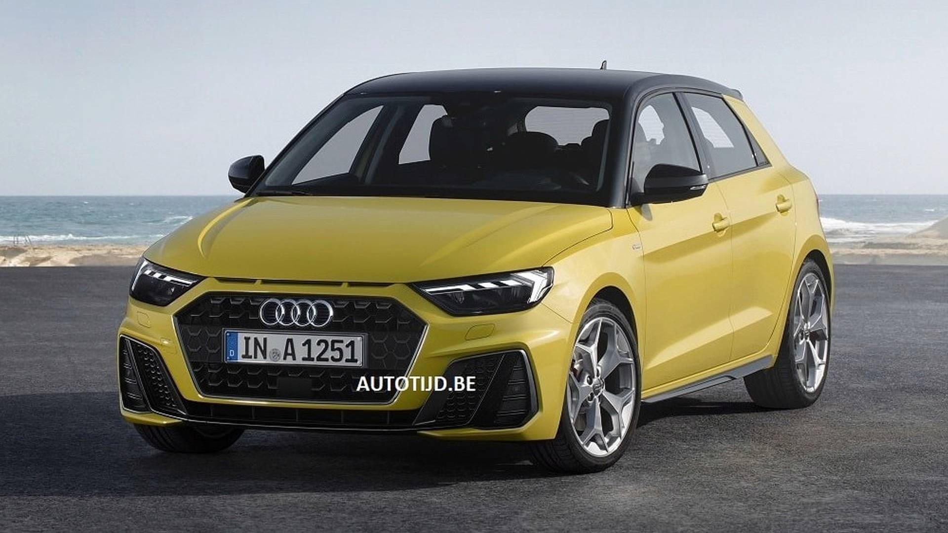 Audi A1 2019 hatchback bat ngo lo dien hinh anh
