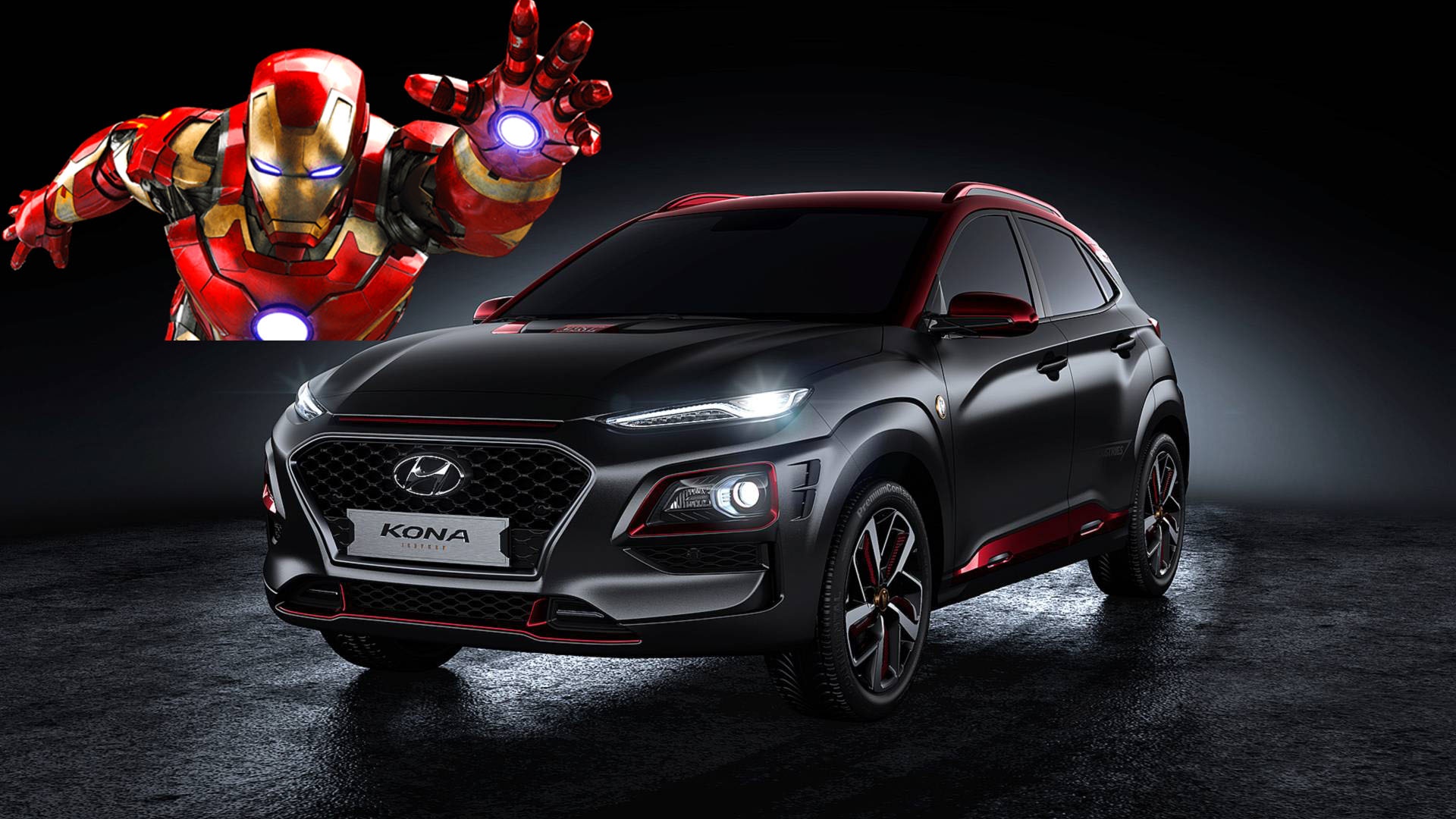 Hyundai Kona phien ban Iron Man anh 2