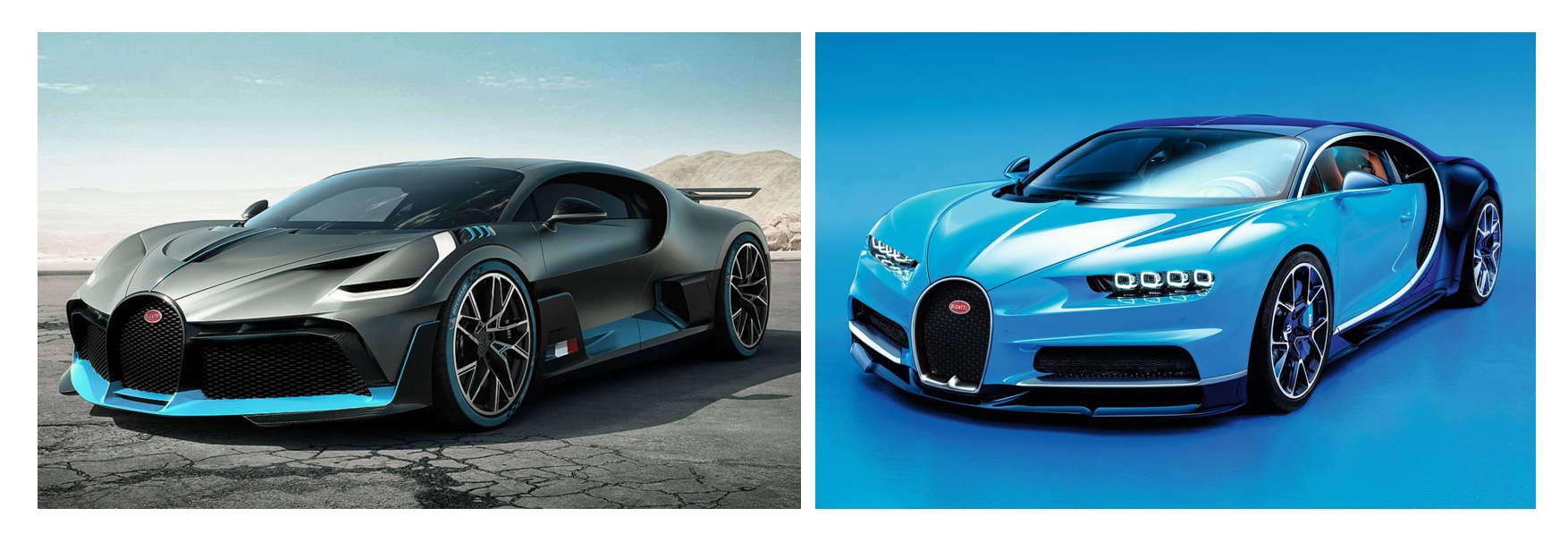 So sanh sieu Bugatti Divo va Chiron anh 3