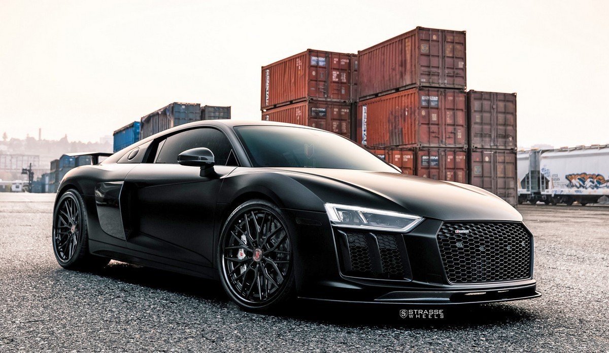Audi R8 V10 Plus do chien dau co tang hinh hinh anh
