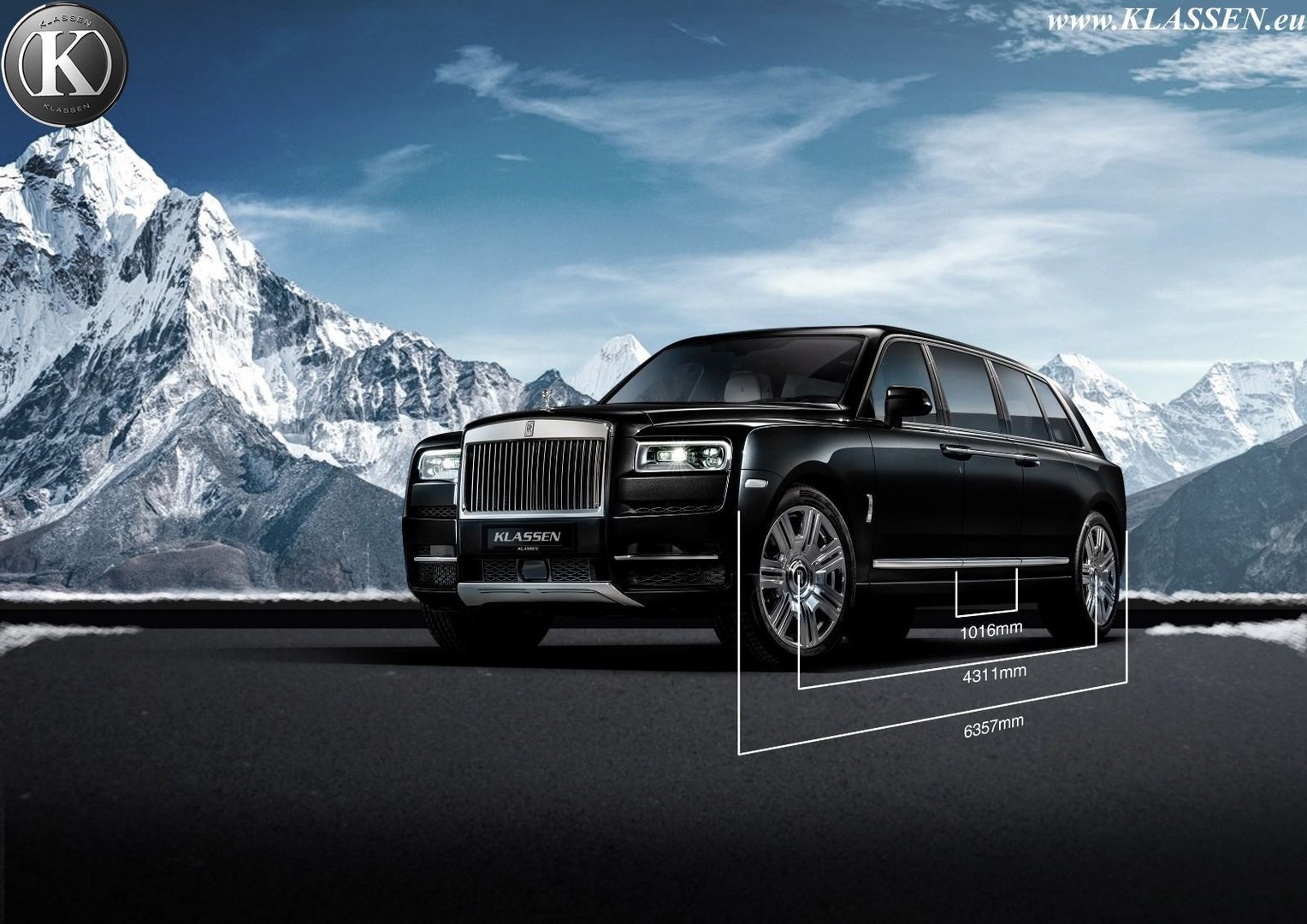 Rolls-Royce Cullinan độ thành Limousine chống đạn ảnh 5 Rolls-Royce Cullinan do thanh Limousine chong dan anh 5
