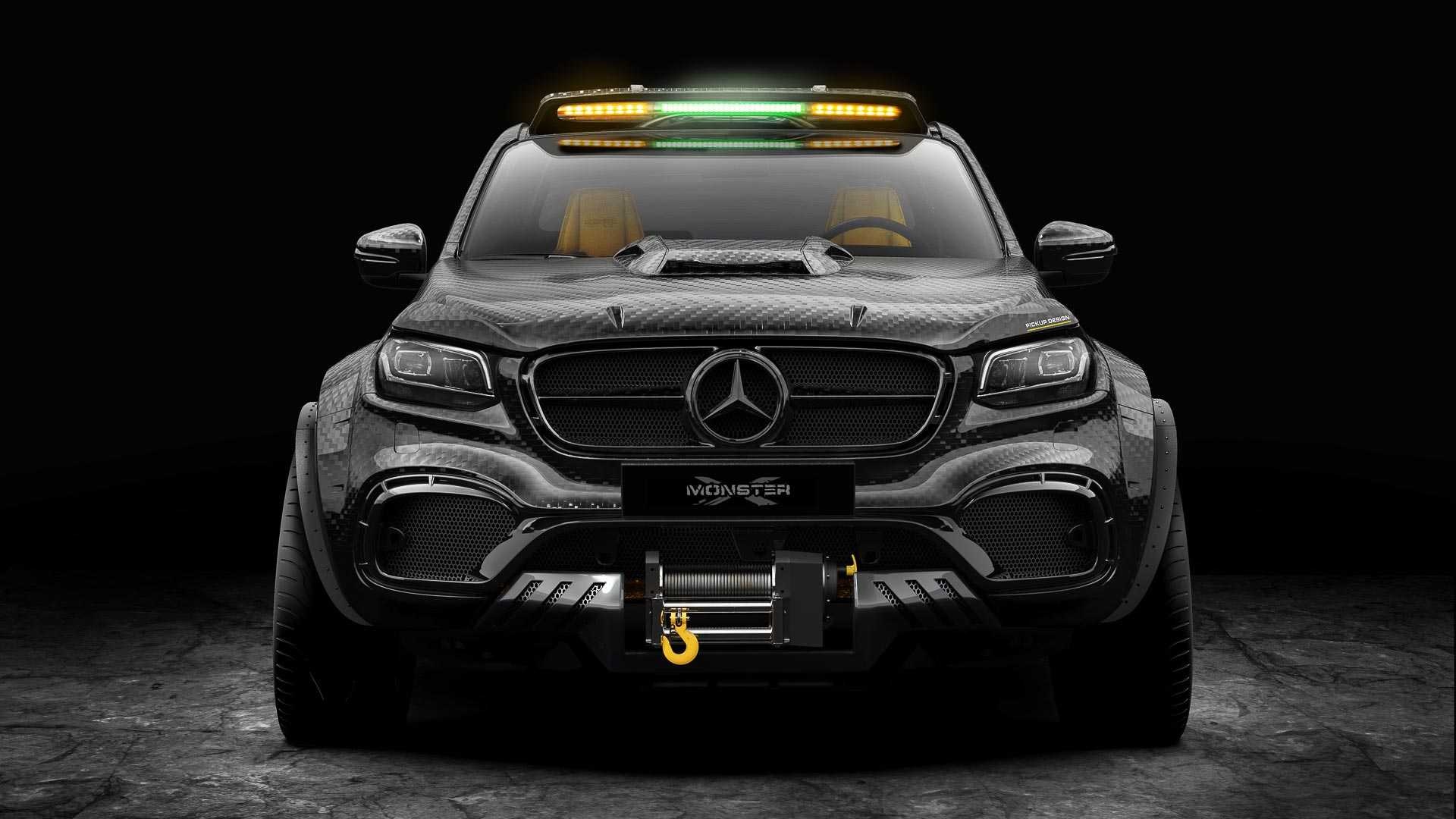 Mercedes X-Class độ 6 bánh thách thức mọi địa hình ảnh 3 Mercedes X-Class do 6 banh thach thuc moi dia hinh anh 3