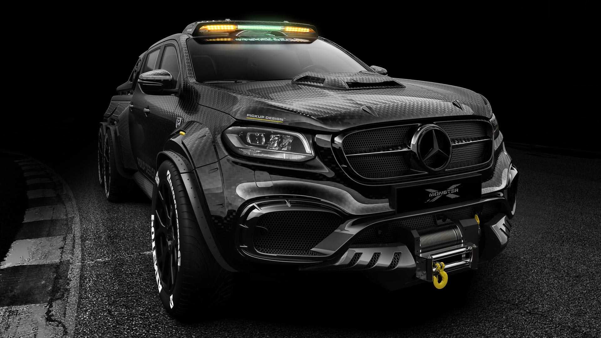 Mercedes X-Class độ 6 bánh thách thức mọi địa hình ảnh 6 Mercedes X-Class do 6 banh thach thuc moi dia hinh anh 6