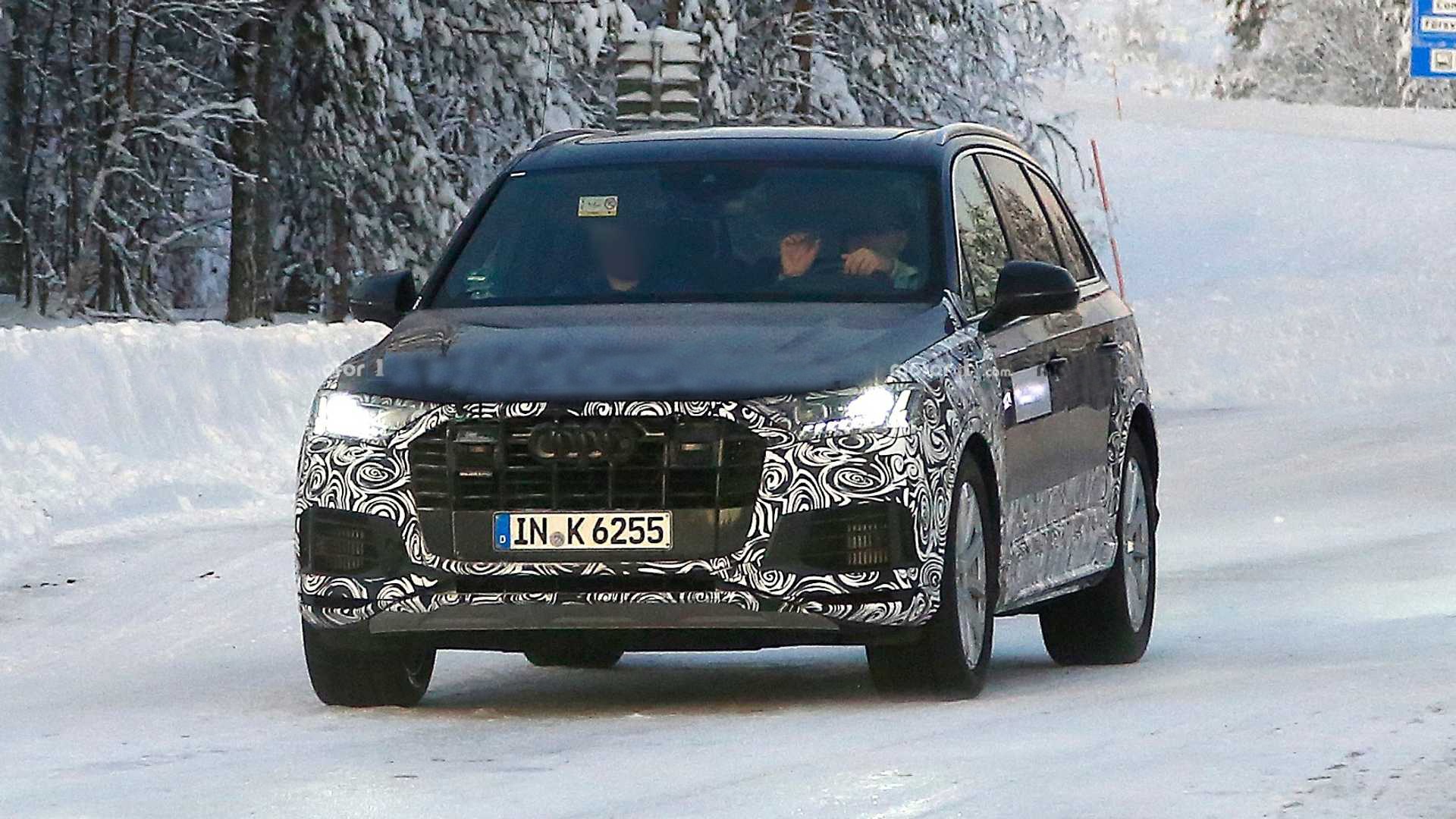 Audi Q7 2020 facelift lo dien anh 1