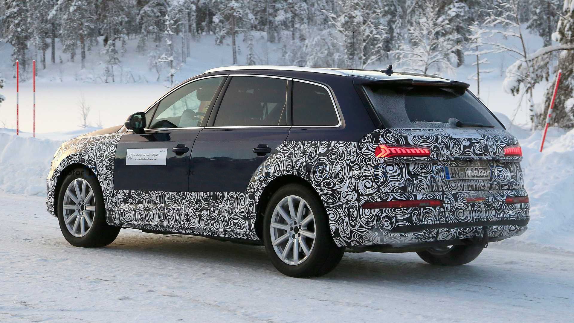 Audi Q7 2020 facelift lo dien anh 3