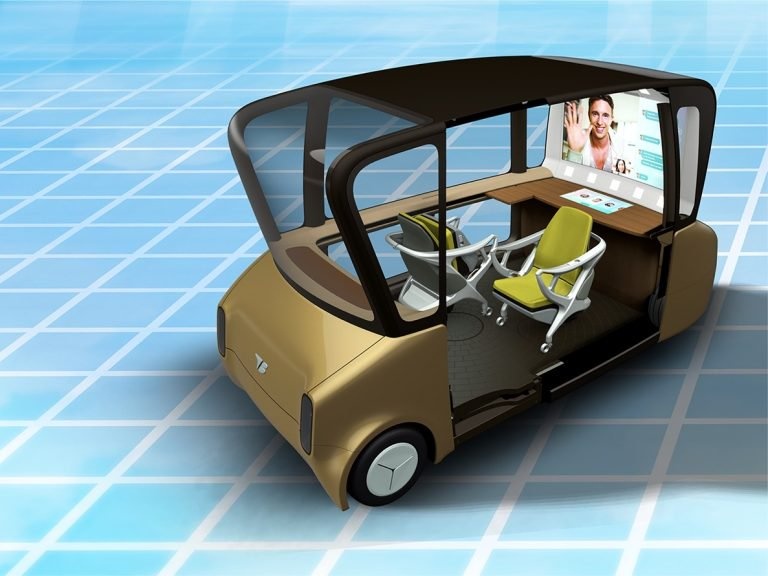 Day la xe tu lai cua Toyota trong tuong lai hinh anh