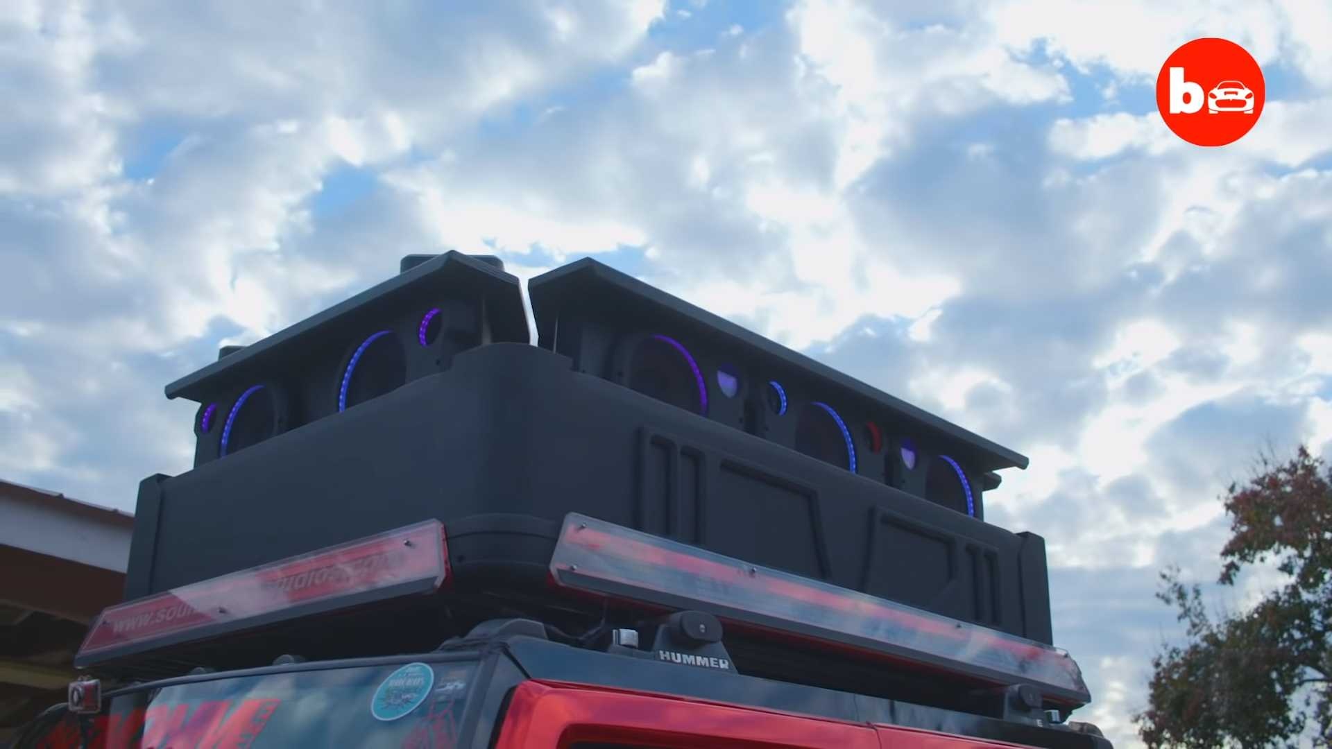 Hummer H2 do dan loa khung hinh anh