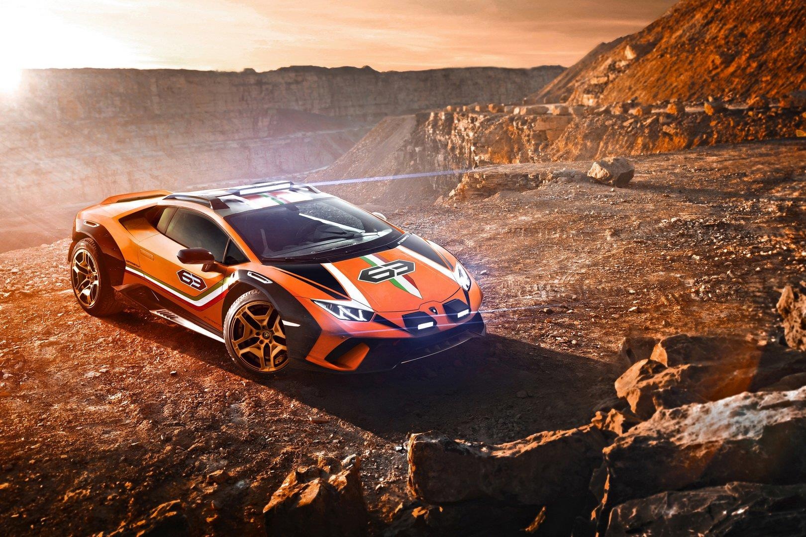 Lamborghini Huracan Sterrato ra mắt ảnh 3 Lamborghini Huracan Sterrato ra mat anh 3