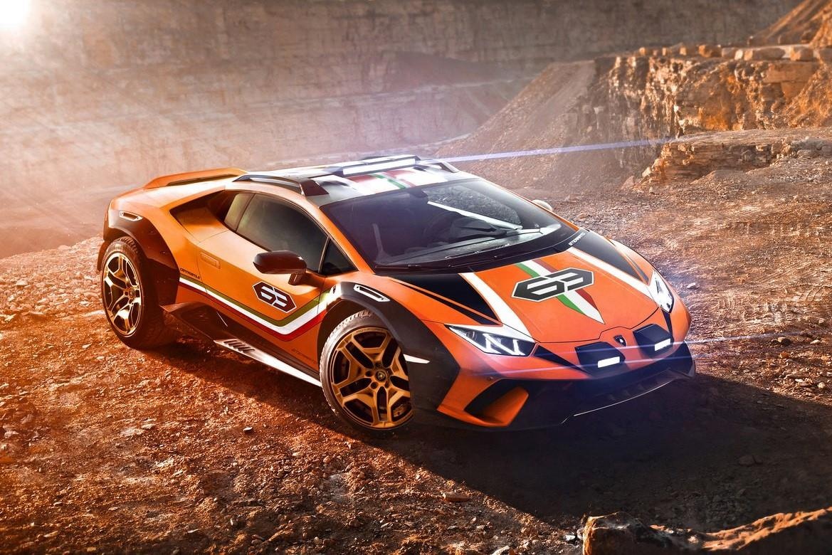 'Chien binh' offroad Lamborghini Huracan Sterrato trinh dien hinh anh