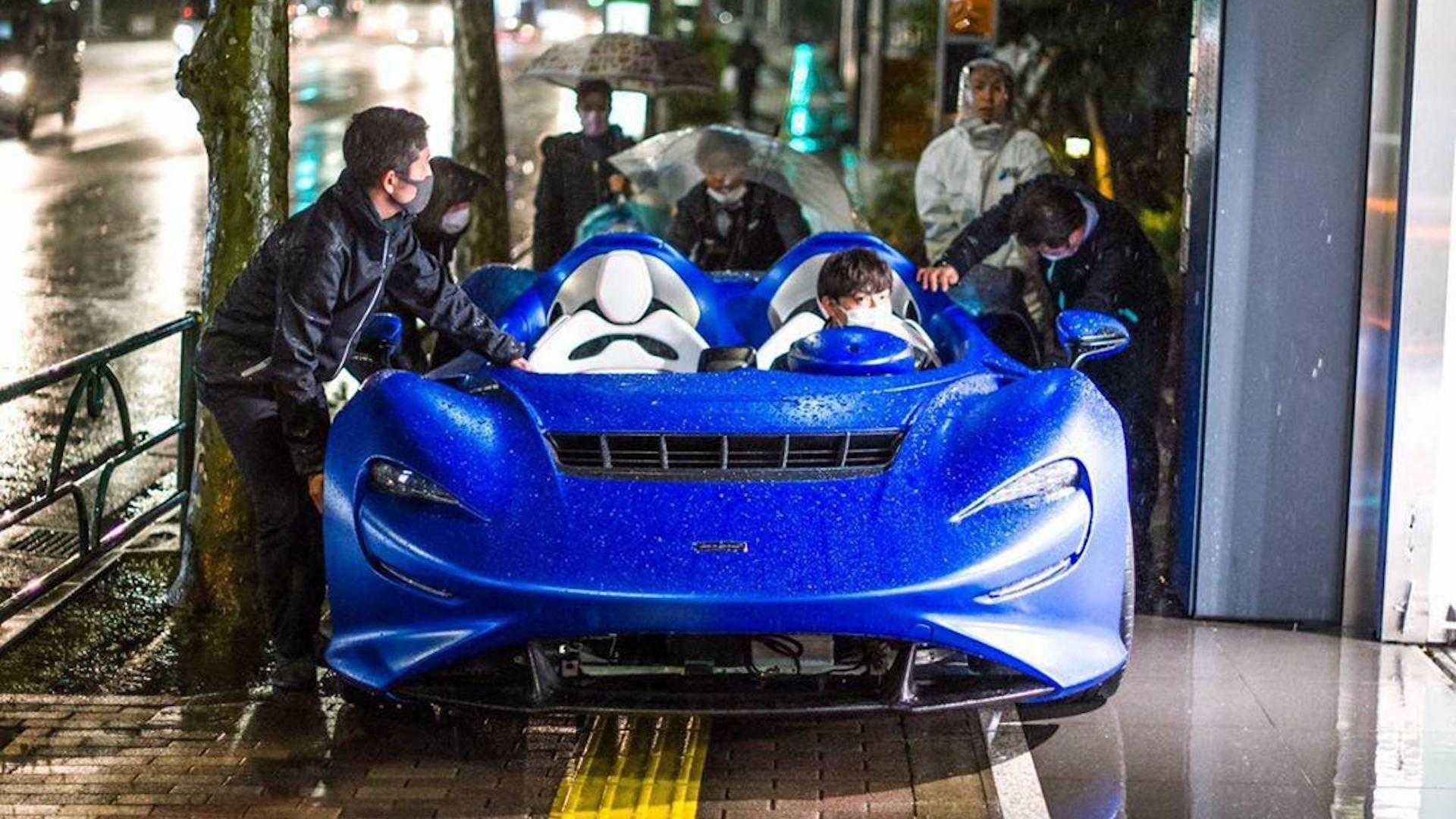 McLaren mui trần gặp mưa ảnh 2 McLaren mui tran gap mua anh 2