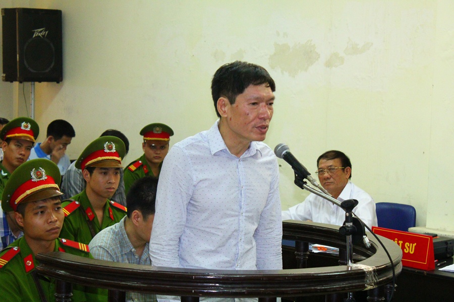 Dương Tự Trọng tại phiên xử phúc thẩm sáng 22/5.