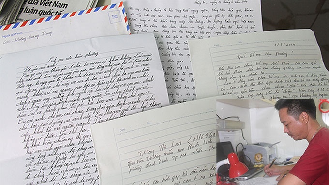 Nhung la thu tay tu Hoang Sa hinh anh