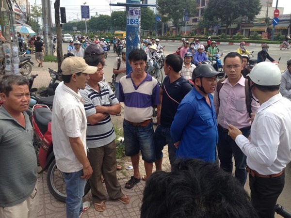 Xac dinh danh tinh CSGT bi to danh hoc sinh tren pho Sai Gon hinh anh