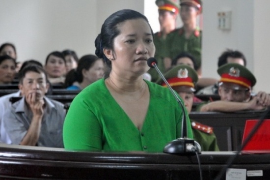 Bị cáo Hường tại phiên tòa phúc thẩm ngày 8/7.