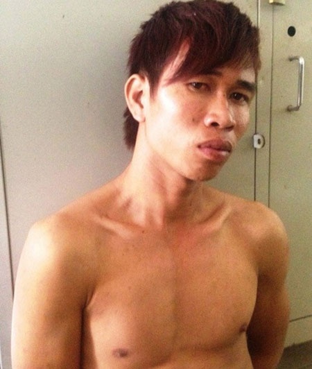 Nguyễn Văn Cuộc lúc mới bị bắt.
