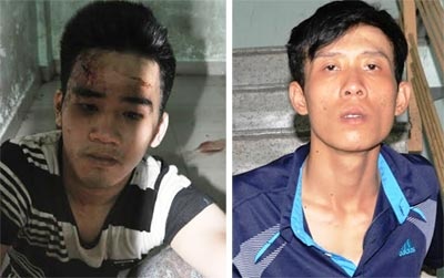 Ten cuop dap dau vao tuong keu oan khi bi bat hinh anh