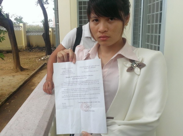 Thông báo kết luận của Viện KSND Tối cao xác định Anh Tuấn có bị đánh tại nhà tạm giữ.