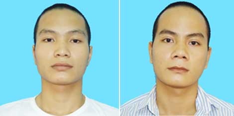 Hai bị can Thạch Ngọc Lợi và Thạch Ngọc Long.