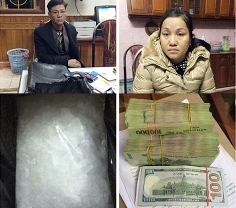Tang vật vụ án.