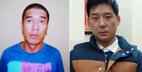 Lee Tae-Hee (trais) và Kim Woon-Hoon.
