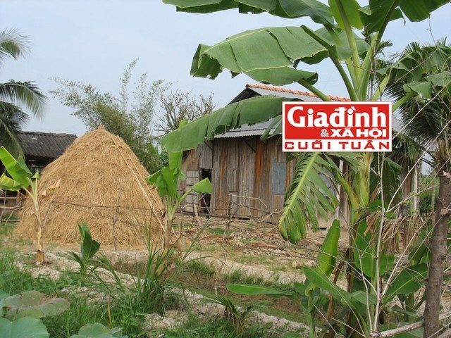 Ngôi nhà nơi xảy ra sự việc đau lòng.