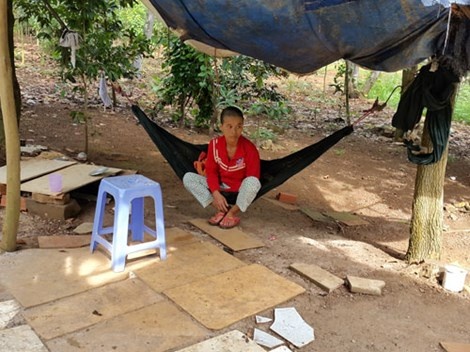 Nguyễn Thị Bé Đào tại nhà riêng.