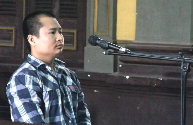 Đặng Văn Khuyến tại tòa phúc thẩm. Ảnh: Khắc Thành.