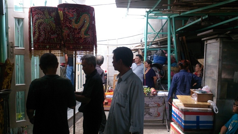 Sáng 18/7, gia đình lo hậu sự cho bà Tâm ngay tại căn nhà xảy ra vụ án mạng đau lòng.