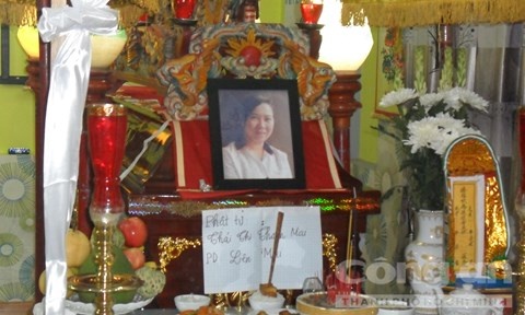 Di ảnh của chị Mai.