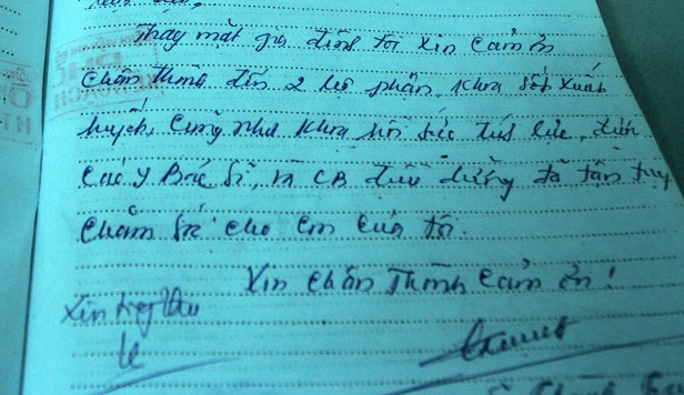 Những cánh thư âm thầm cảm ơn bác sỹ, điều dưỡng ở viện nhi Cần Thơ.