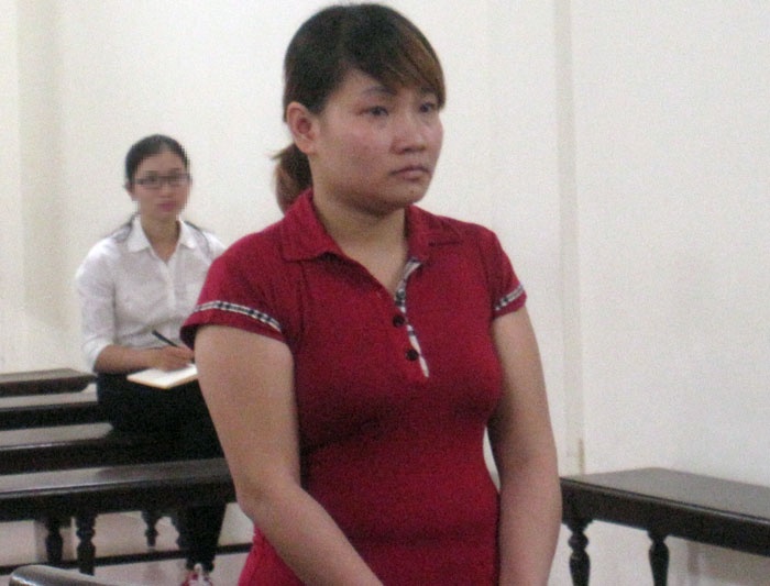 Bị cáo Trang tại tòa. Ảnh: N.H