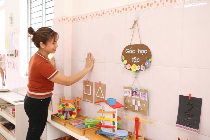 Truong mam non o Ha Noi thieu giao vien anh 1