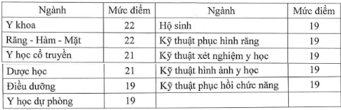 Diem san nhom nganh suc khoe va su pham nam 2022 anh 1