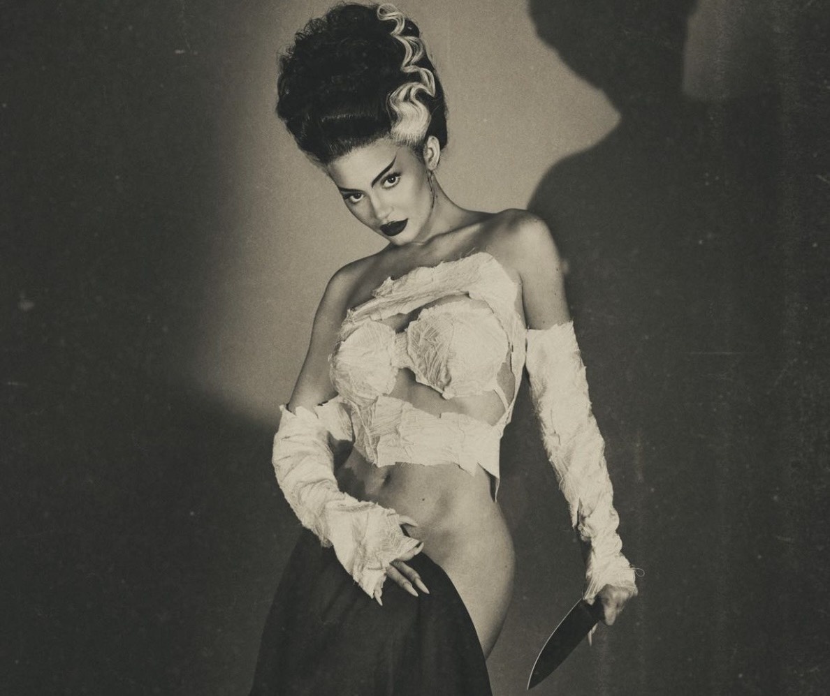 Kylie Jenner hoa than thanh co dau cua Frankenstein hinh anh