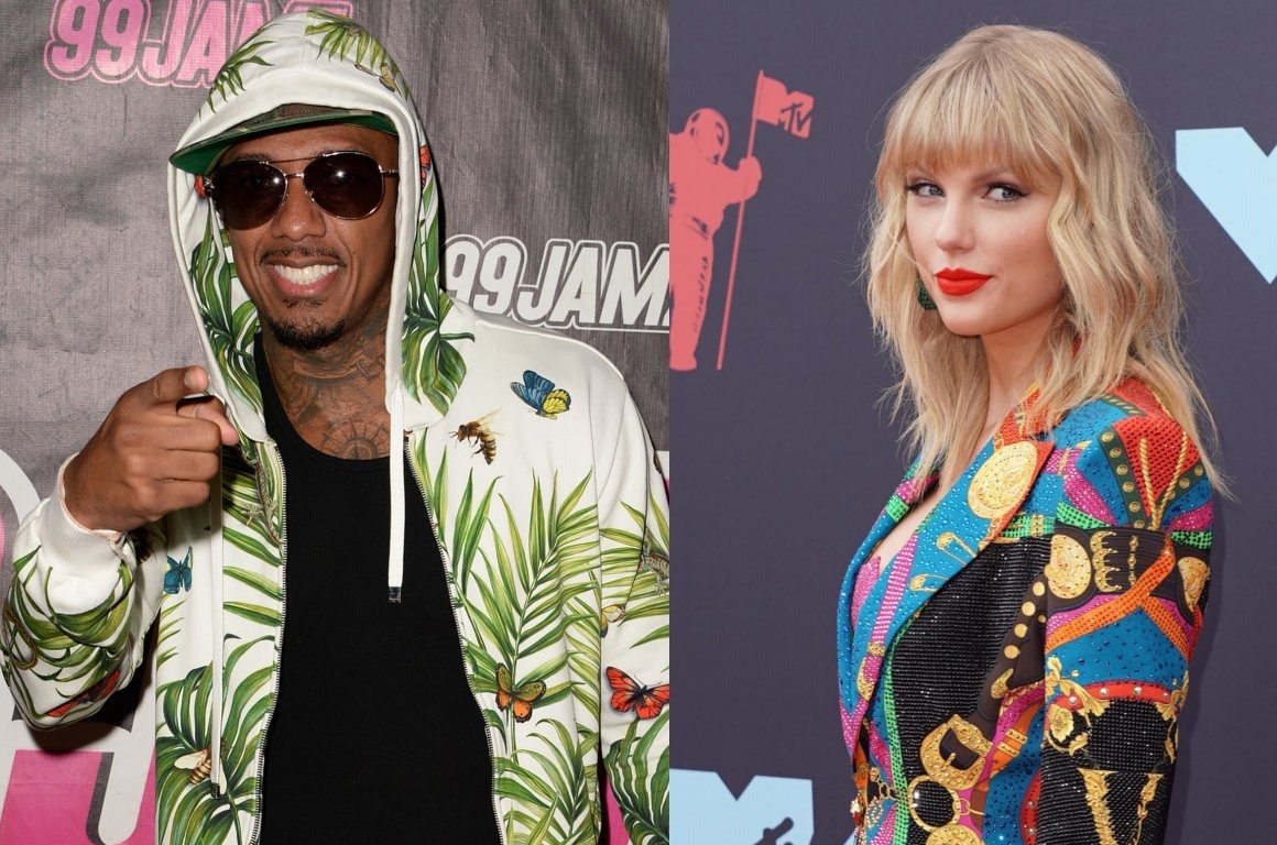 Nick Cannon bi chi trich vi noi 'muon co con thu 13 voi Taylor Swift' hinh anh