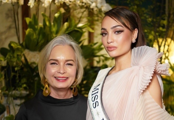 Ngoai hinh Hoa hau Hoan vu 1973 gay chu y o tuoi 70 hinh anh