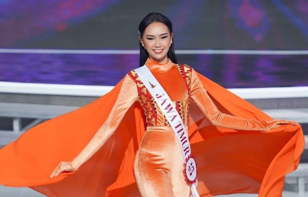 Thi sinh Hoa hau Indonesia mac kin mit thi ao tam hinh anh