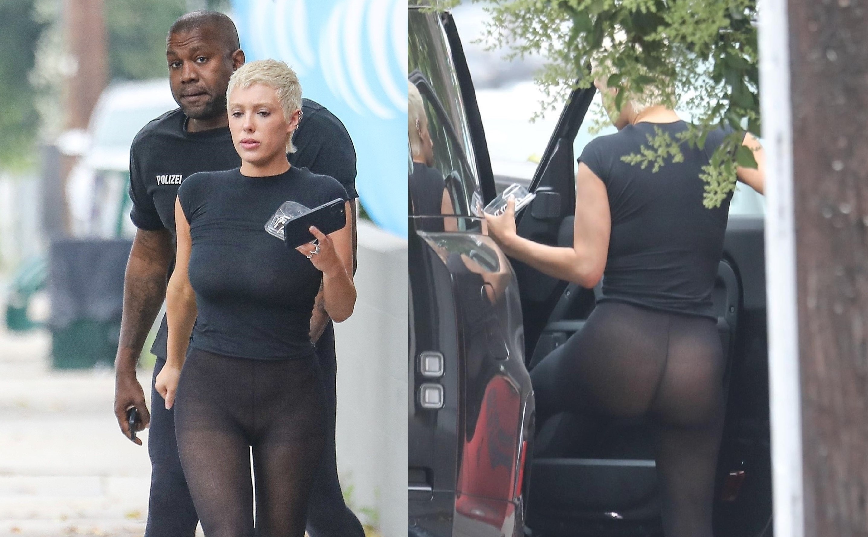 Ban gai Kanye West mac quan xuyen thau di an trua hinh anh